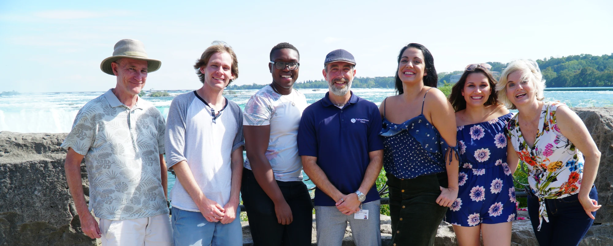 guests with tour guide at table rock centre Niagara Falls