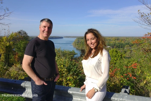 private tour guests on the Niagara Parkway