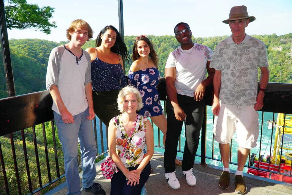 niagara tour guests at whirlpool rapids